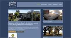 Desktop Screenshot of adorianmotel.co.nz